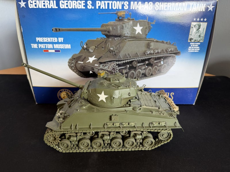 General George S.Patton's M4-A3 Sherman Tank. Scale 1:2464142355858689114