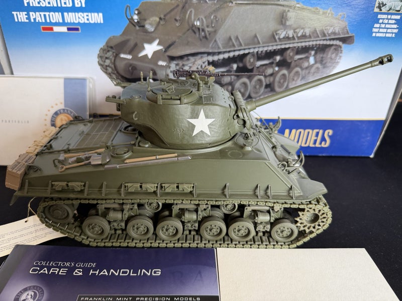 General George S.Patton's M4-A3 Sherman Tank. Scale 1:2464142355858689112