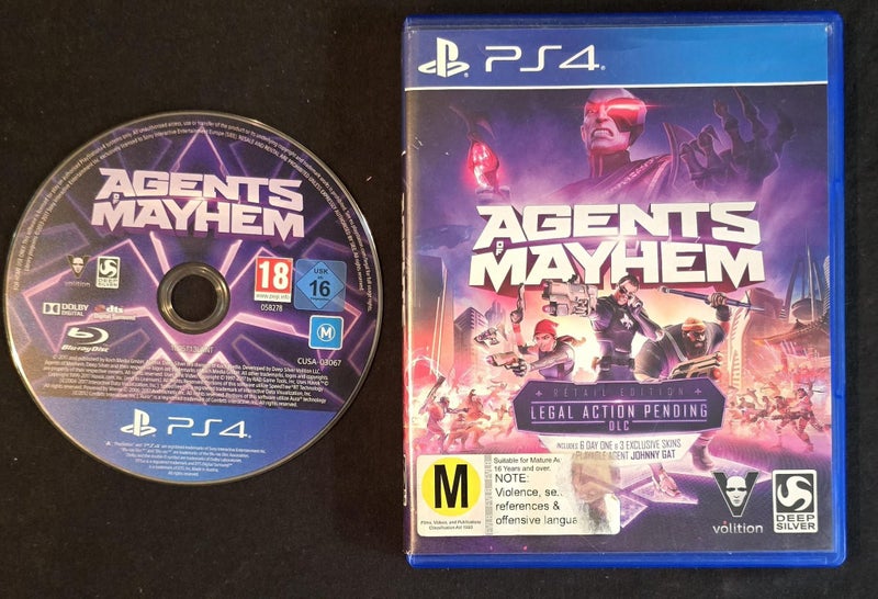 PS4 Agents of Mayhem~M rated (Box L #E) Carousel 1