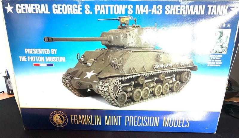 General George S.Patton's M4-A3 Sherman Tank. Scale 1:2464142355858689110