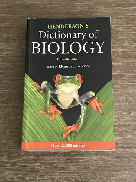 Henderson’s dictionary of Biology RRP $140 Carousel 1