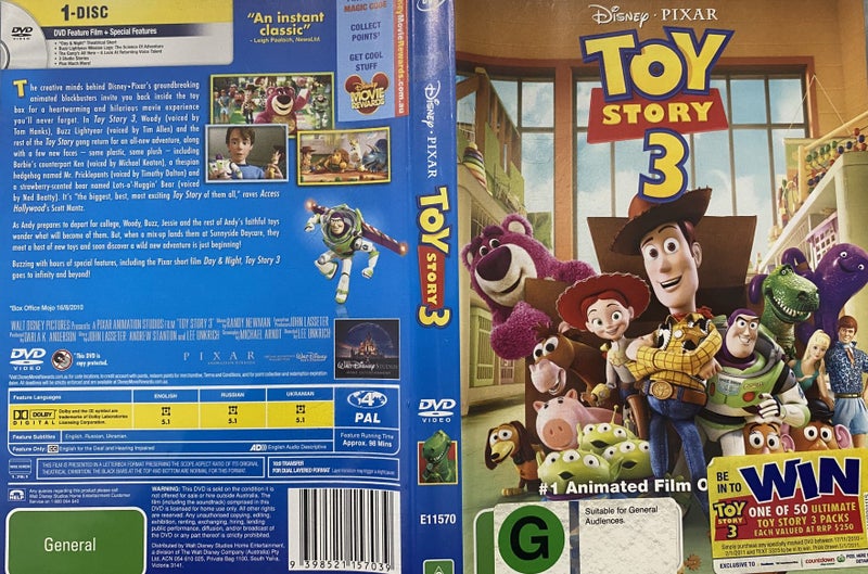 Toy Story 3 DVD #1163 Carousel 1