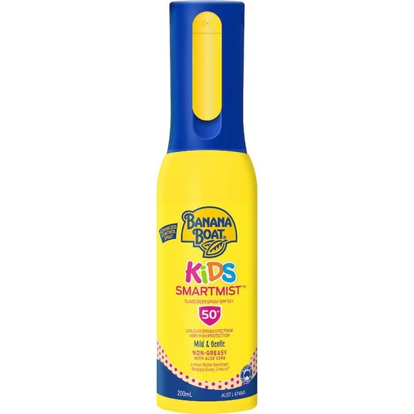 Banana Boat Kids Sunscreen Smartmist Spf50 - 200mL Carousel 1