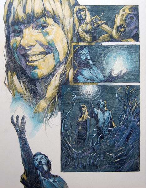 Original comic art: Slaine - Archon part 9 page 5 by Simon Davis (2017) Carousel 1