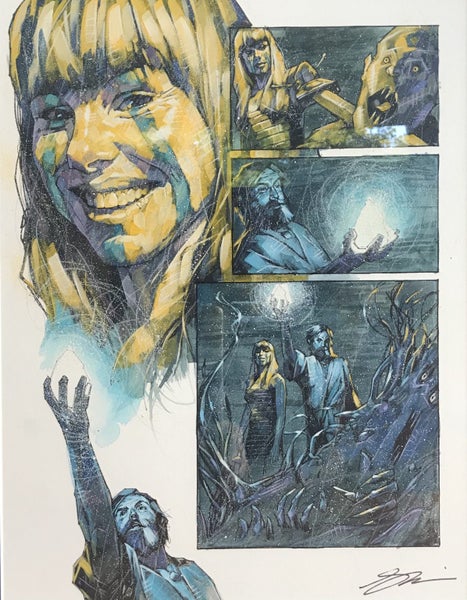 Original comic art: Slaine - Archon part 9 page 5 by Simon Davis (2017) Carousel 2