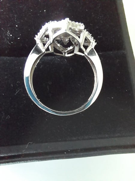 14CT White Gold Dimond Ring Carousel 2