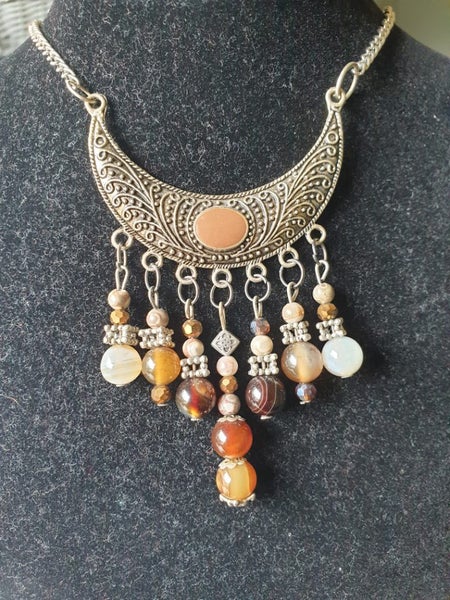 Bronze Safari chain necklace by Suz Designs Carousel 1