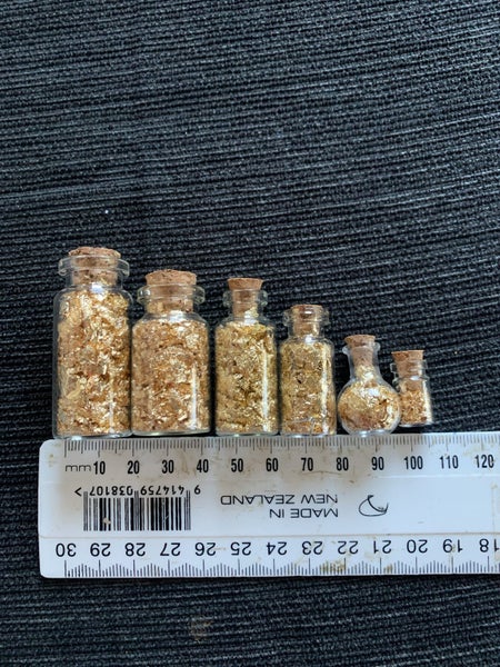 Set of 24ct Gold Leaf Flake vials Carousel 2