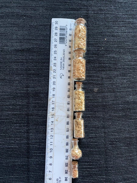 Set of 24ct Gold Leaf Flake vials Carousel 3