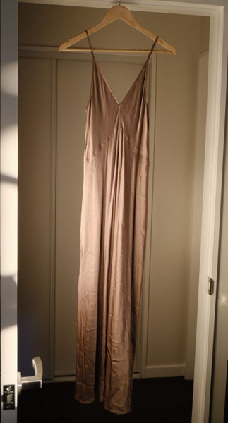Max Ruby Satin Maxi Dress – Rose Gold – **NO RESERVE** Carousel 1