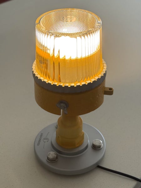 Restored Airfield Runway Edge Desk Lamp64369491273859112