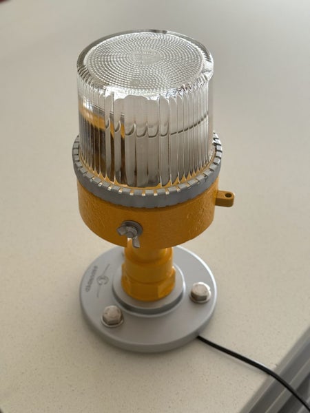 Restored Airfield Runway Edge Desk Lamp64369491273859113