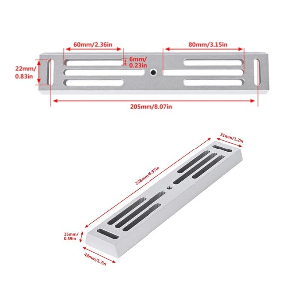 Dovetail Mounting Plate Fully Metal 228Mm / 9 Inch For Astronomical Tail Telesco Carousel 2