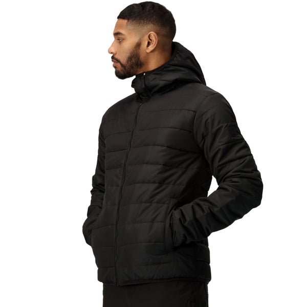 Regatta Mens Helfa Insulated Quilted Hooded Jacket Coat Carousel 1