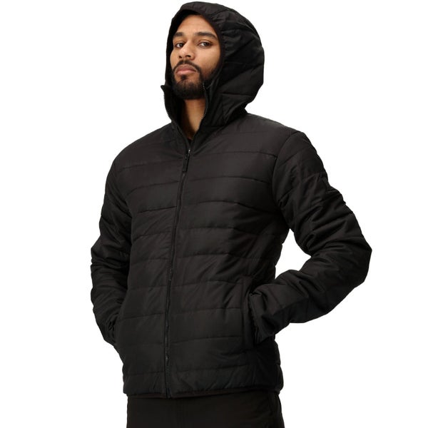 Regatta Mens Helfa Insulated Quilted Hooded Jacket Coat Carousel 4