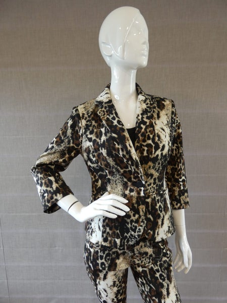 QUEENSPARK Leo blazer | animal print | 3/4 sleeve | lined | BNWT-S Carousel 2