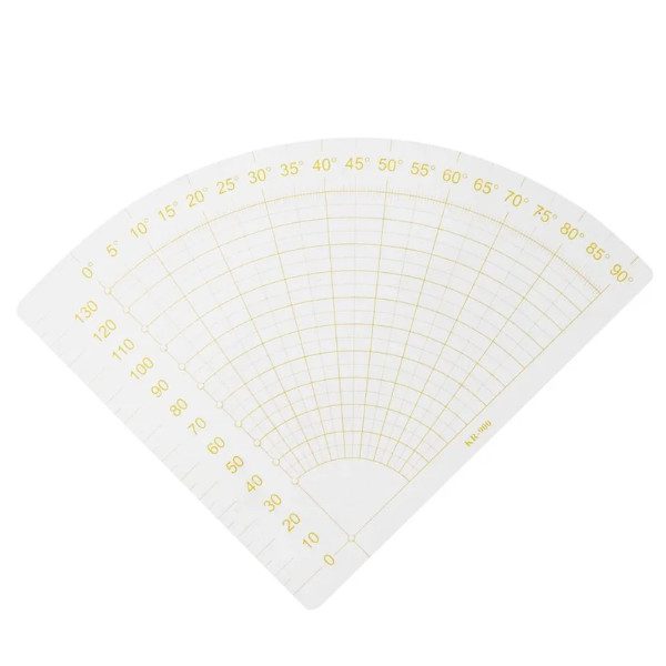 Fan Shape Ruler Foot Seam Patchwork Diy Sewing Measuring Scrapbook Tool Carousel 2