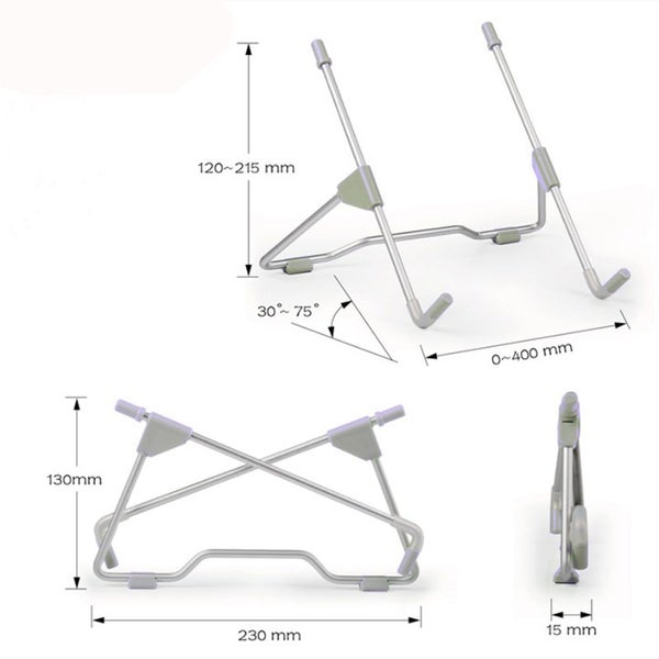 Hod Health & Home Laptop Tablet Stand Portable Folding Top Anti Skid Angle Heigh Carousel 2