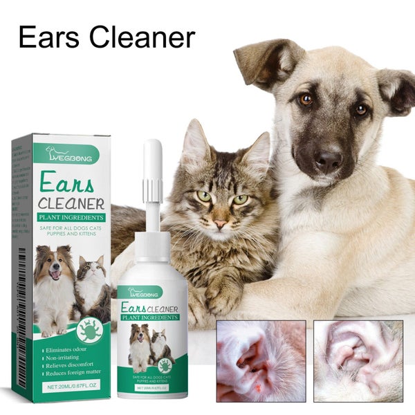 Dog Ear Cleaner, Ear Infection Treatment for Dogs and Cats, Pet Removal Ear Hair Carousel 1