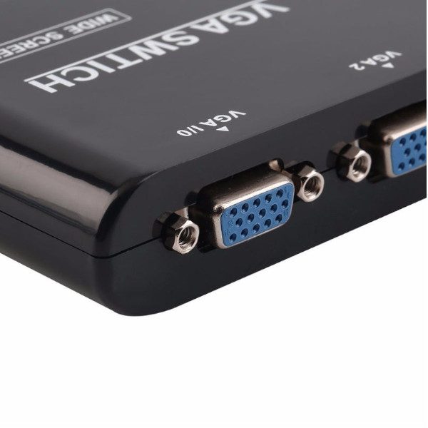 Mini 2 Port Vga Selector Box Multiple Inputs Vgasvga Manual Sharing Switch Switc Carousel 2
