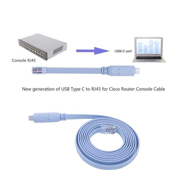 Hod Health & Home Console Cable Usb 1.8Mftdi Type To Rj45 Rs232 Windows87 Vista Carousel 2