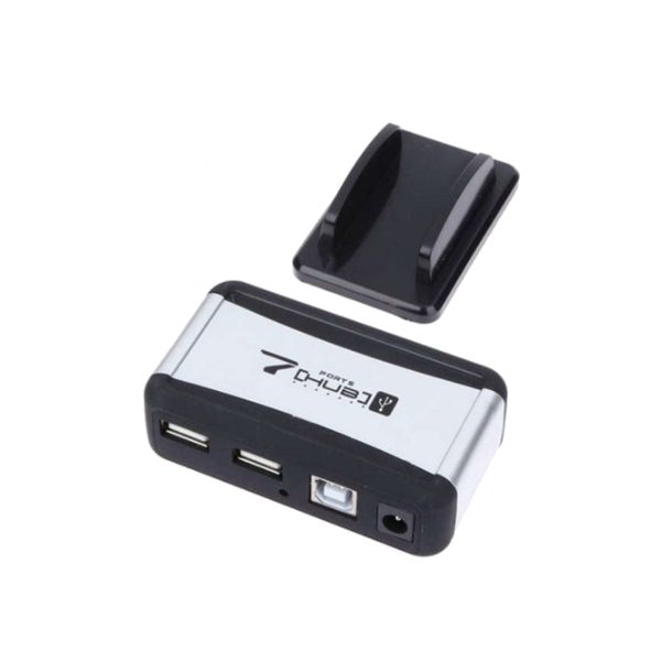 Hod Health & Home External Hub 7 Usb 2.0 Ports With Multi Socket Power Supply Sl Carousel 2