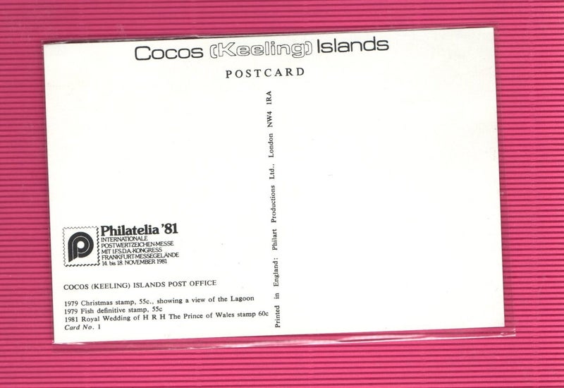 Cocos Postcard - unused Carousel 2
