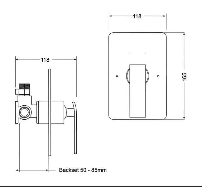 Aquatica Cascata Shower Mixer Carousel 2