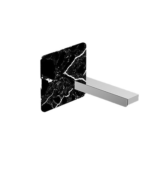 Elements Bath Spout with Black/White Marble Carousel 1