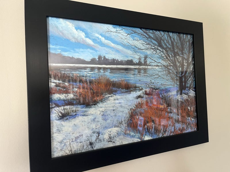 Original Pure Pigment Pastel Painting by NZ Artist Linelle Stacey Carousel 4