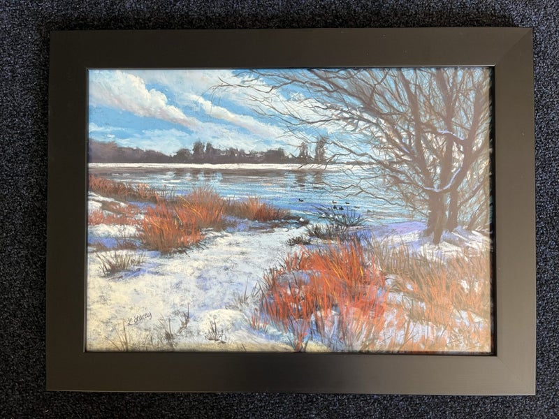 Original Pure Pigment Pastel Painting by NZ Artist Linelle Stacey Carousel 2