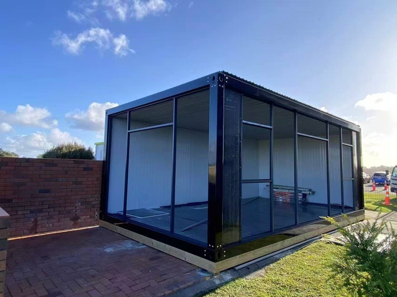 7*4m 28sqm Glass Wall PORTABLE BUILDING / CABIN / BUILDING / TINY HOUSE / UNIT Carousel 2