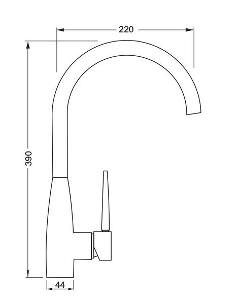 Gesto Sink Mixer Gooseneck Carousel 2