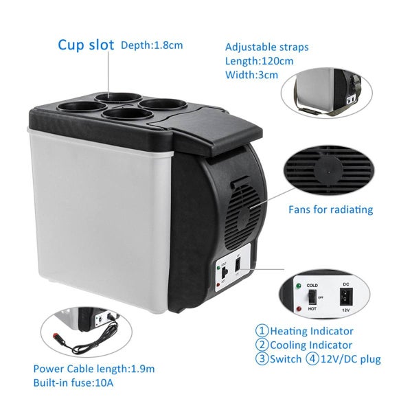 Portable Car Fridge Refrigerator Carousel 10