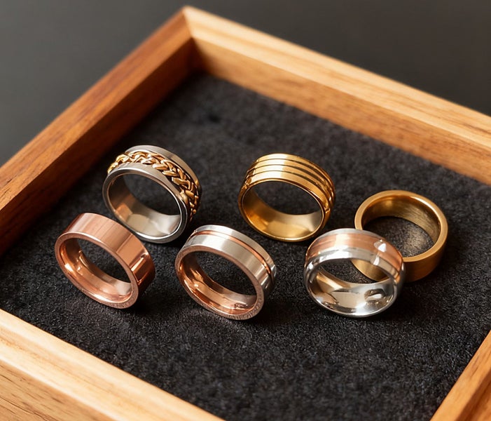 (6X Rings for Women) Mix & Match Statement Rings RSS10DC-1364530989281281112