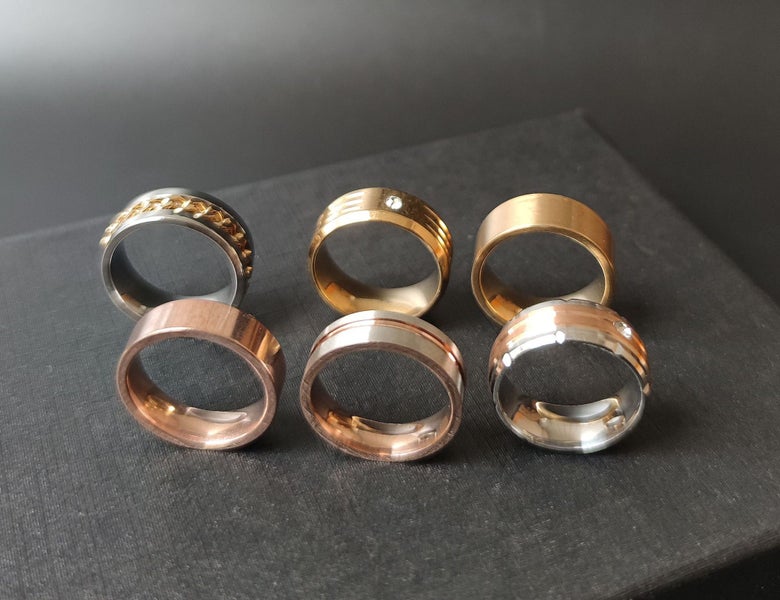 (6X Rings for Women) Mix & Match Statement Rings RSS10DC-1364530989281281114