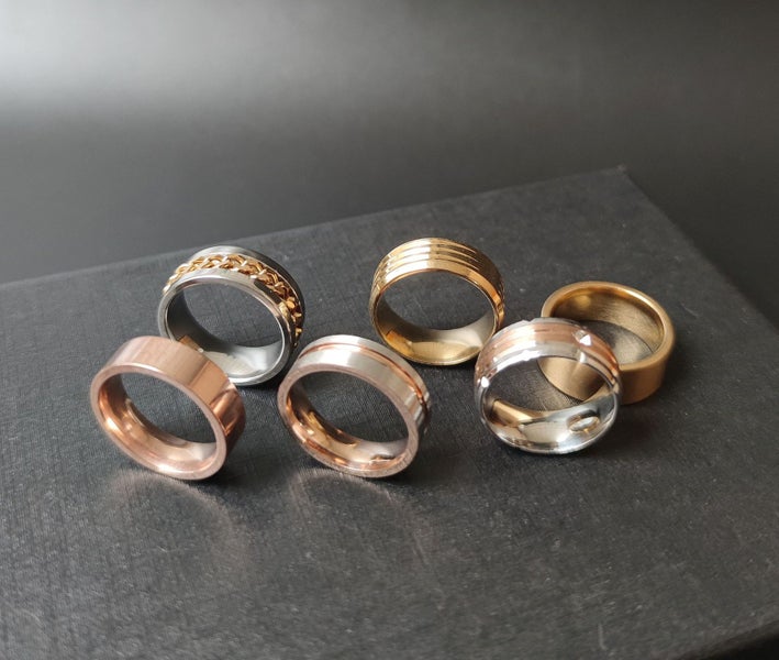 (6X Rings for Women) Mix & Match Statement Rings RSS10DC-1364530989281281113