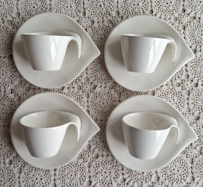 Villeroy and Boch Flow - V&B - tea cups and saucers x 464261047839746110