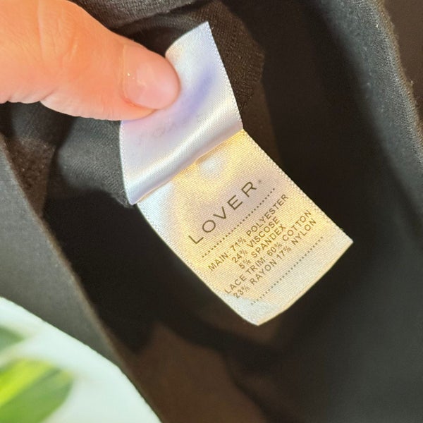 Lover The Panel Black Lace High-Neck Bodycon Dress - Size 6 Carousel 6