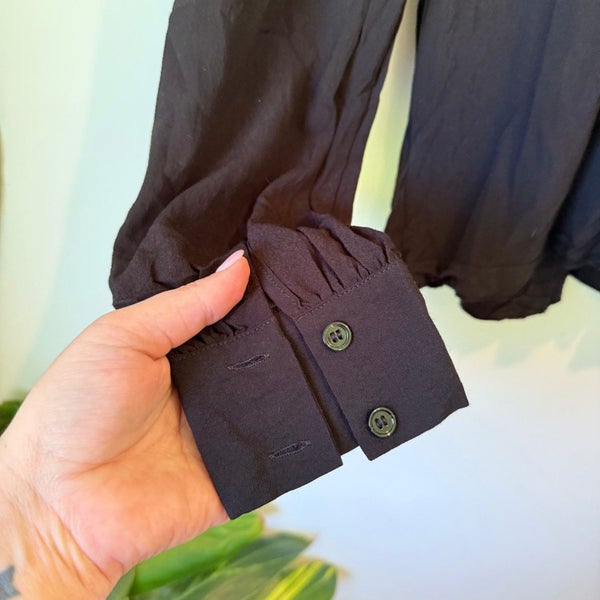 Scarlett & Hehe Size S Black Blouse Carousel 8