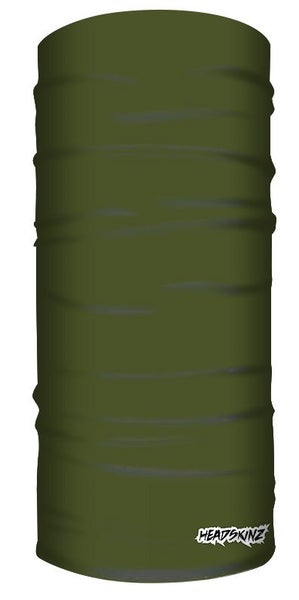 Headskinz Bigheadz XL Neck Gaiter - Army Green Carousel 1