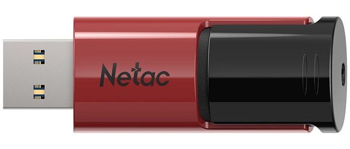 Netac U182 USB3 Flash Drive 32GB UFD Retractable Red/Black 5 Year Warranty Carousel 3