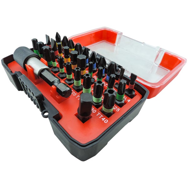 ToolShed Mini Screwdriver Bit Set Impact 32pc Carousel 1