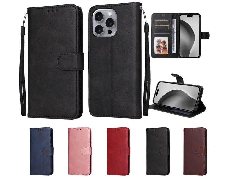 1x Shockproof wallet Cover for iPhone 16 Pro Max Carousel 1