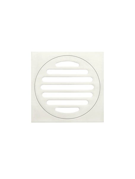 Meir Square Floor Grate Shower Drain | Brushed Nickel Carousel 1