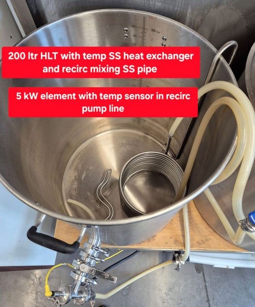 SS Brewtech 3 vessel brewery, 50 gallon, 190-liter64512956786433112