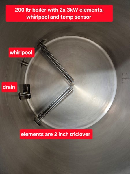 SS Brewtech 3 vessel brewery, 50 gallon, 190-liter64512956786433114