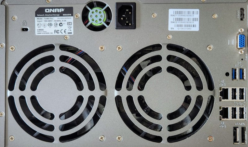 Qnap TS-869 PRO & 4x 4TB HDDS64142778086915111