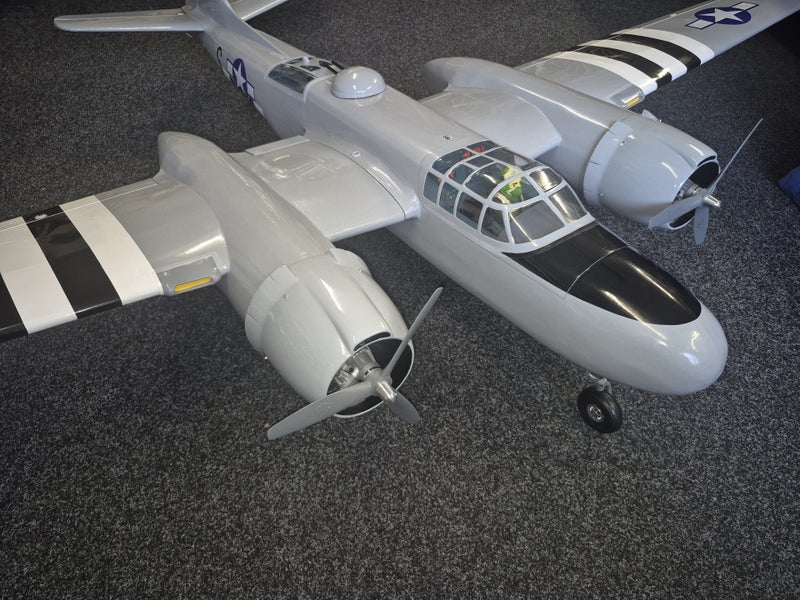 Phoenix Models A26 Invader w/Hitec Servos & 2 x OS55AX's ("All New"!) Carousel 1