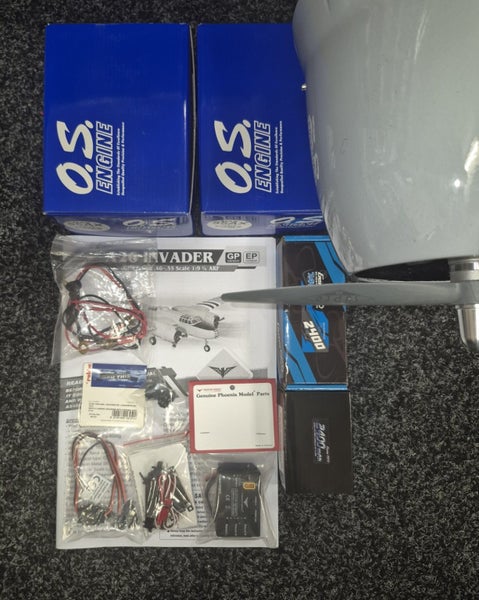 Phoenix Models A26 Invader w/Hitec Servos & 2 x OS55AX's ("All New"!) Carousel 6